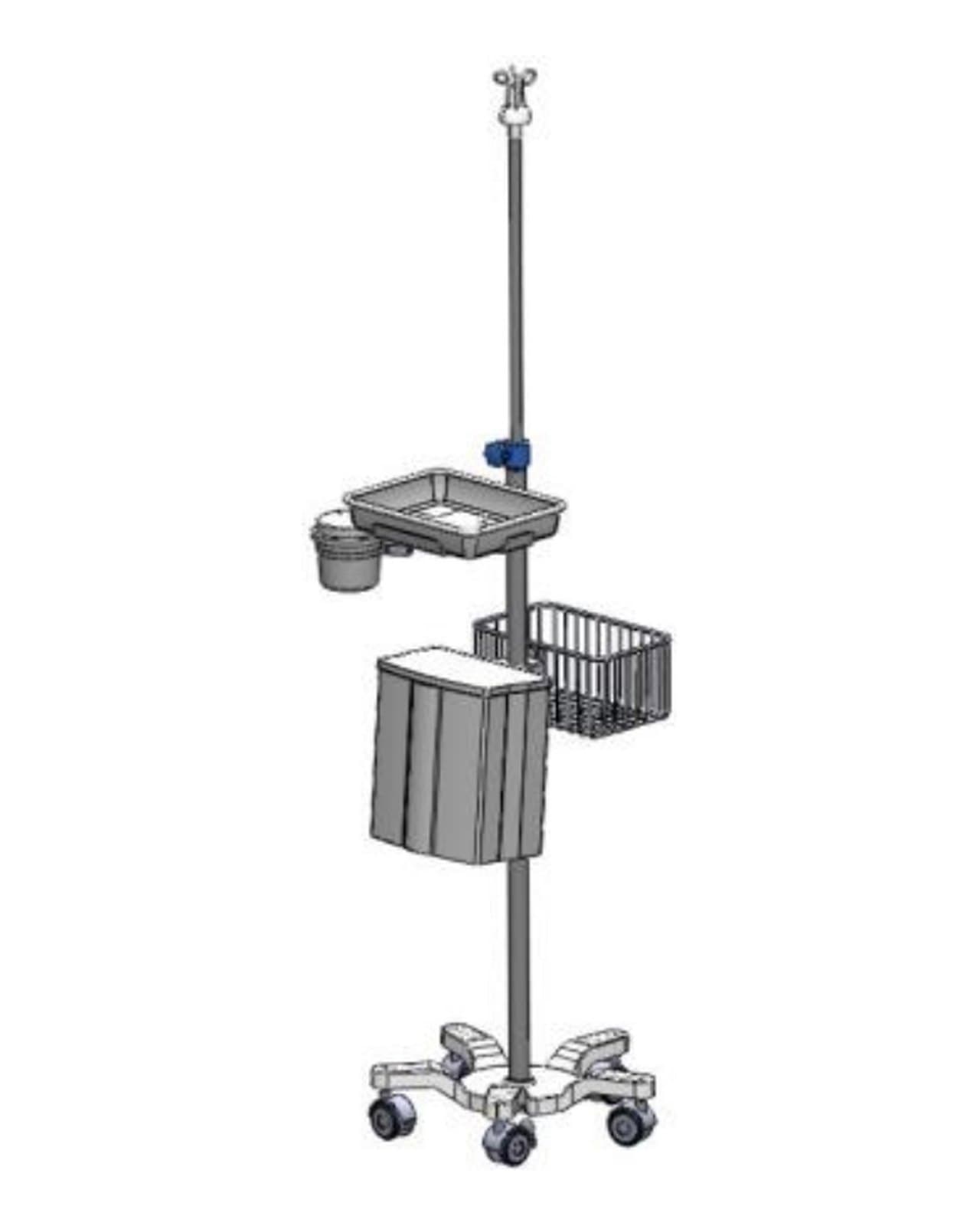 everCare Mobile IV Stand IVS-200 — configuration view 1