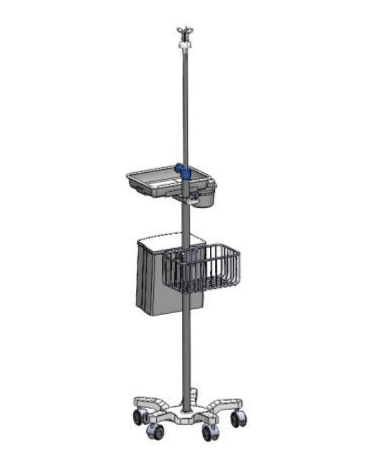 everCare Mobile IV Stand IVS-200 — configuration view 2
