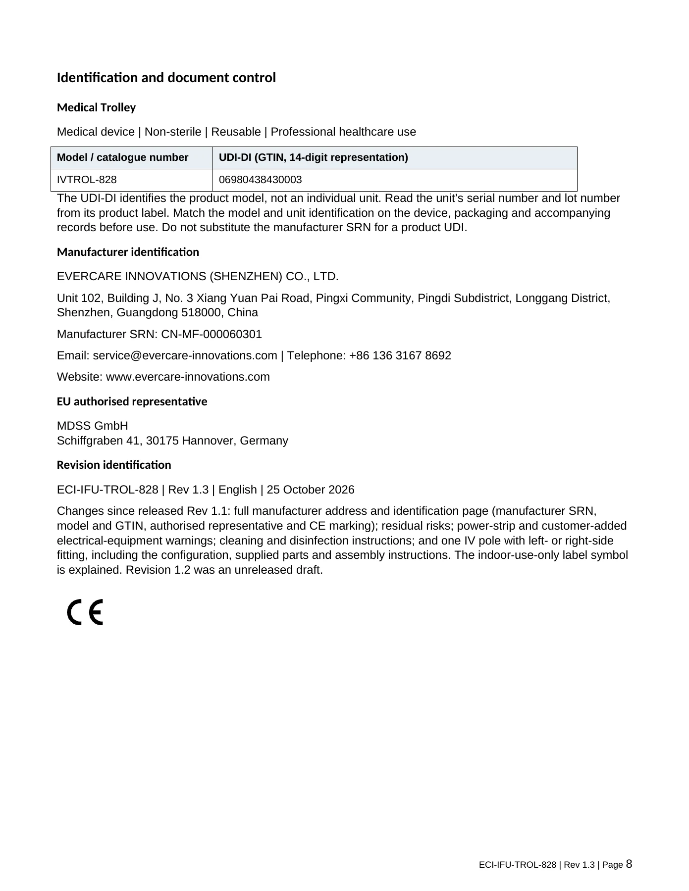 Medical Trolley · English · صفحة 8